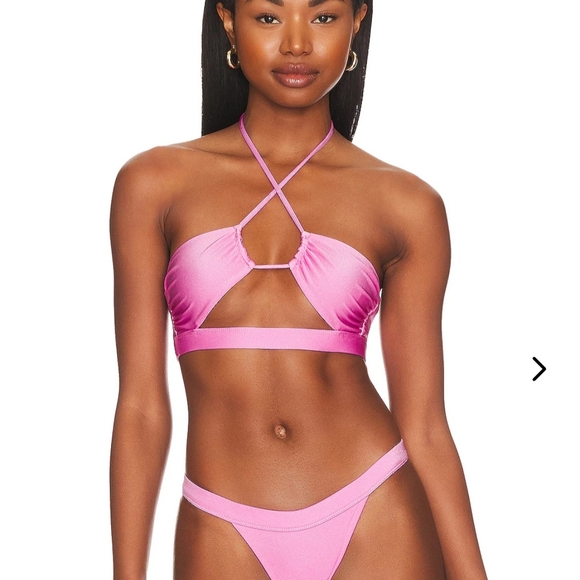 Lovers + Friends Vibrant Pink Bikini Set - Picture 8 of 8